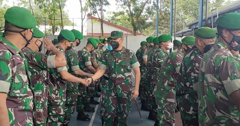 Momentum Halal Bihalal, Dandim 1426/Takalar Bersama dengan Personil