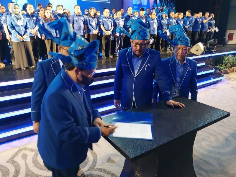Dilantik AHY via Virtual, Ni'matullah Sah Nakhodai Demokrat Sulsel