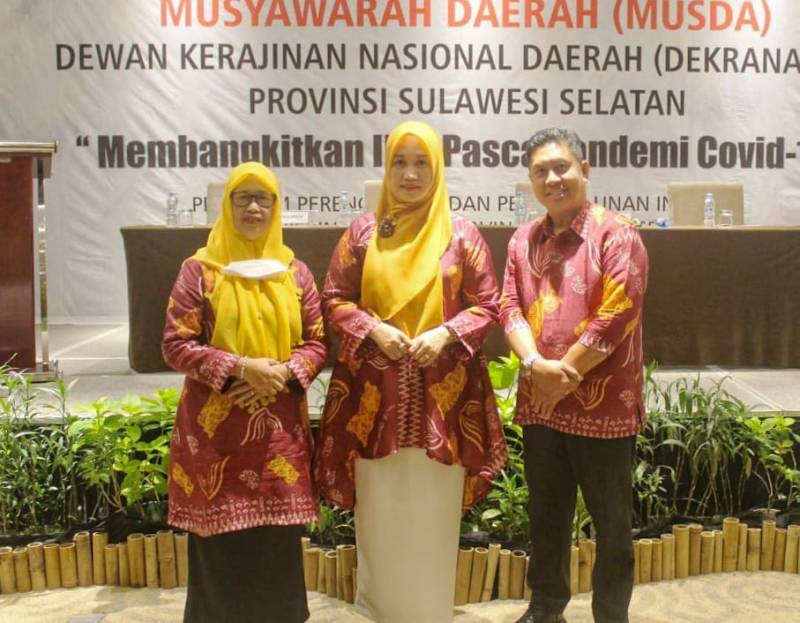 Dwiyanti Musrifah Basli Ikuti Musda Dekranasda Sulsel