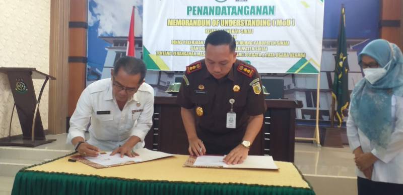 Dinas PUPR, Dinkes Sinjai MoU dengan Kejari Sinjai