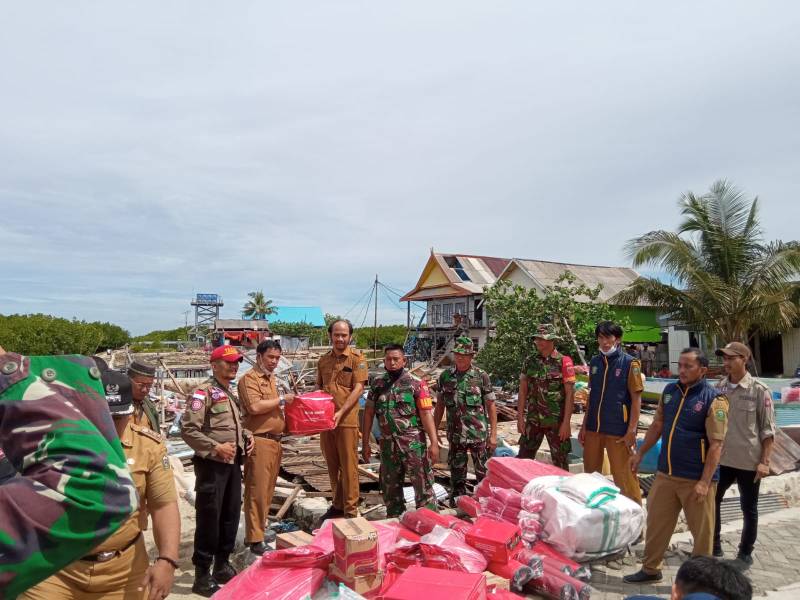 Tim Gabungan Pemkab Takalar Diterjunkan Bantu Warga di Tanakeke