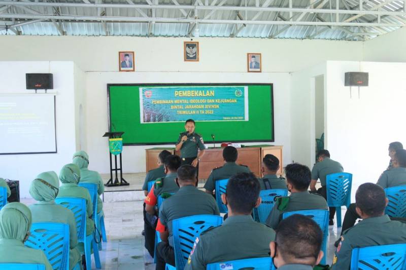Kodim 1426 Takalar Gelar Pembinaan Mental Ideologi dan Kejuangan