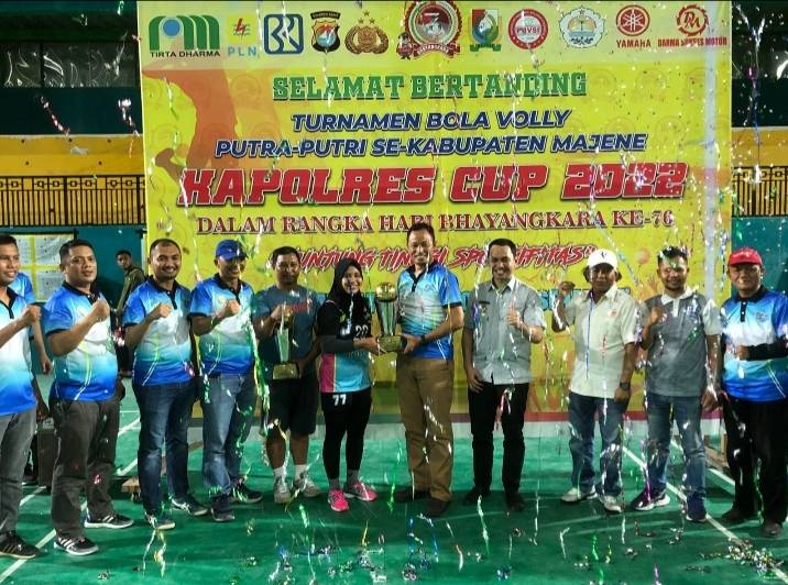Turnamen Bola Voli Kapolres Cup 2022 Resmi Ditutup