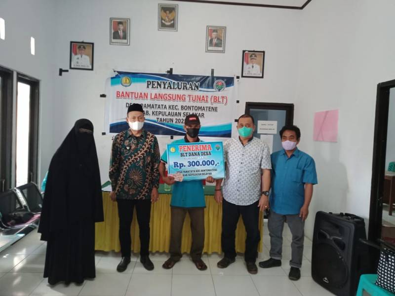 81 KPM Desa Pamatata Terima BLT, Ini Harapan Kades