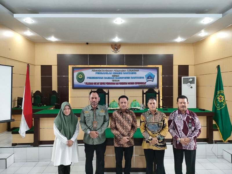 PN - Pemkab Bantaeng MoU Pelayanan One Day Service Permohonan dan Penerbitan Dokumen Kependudukan