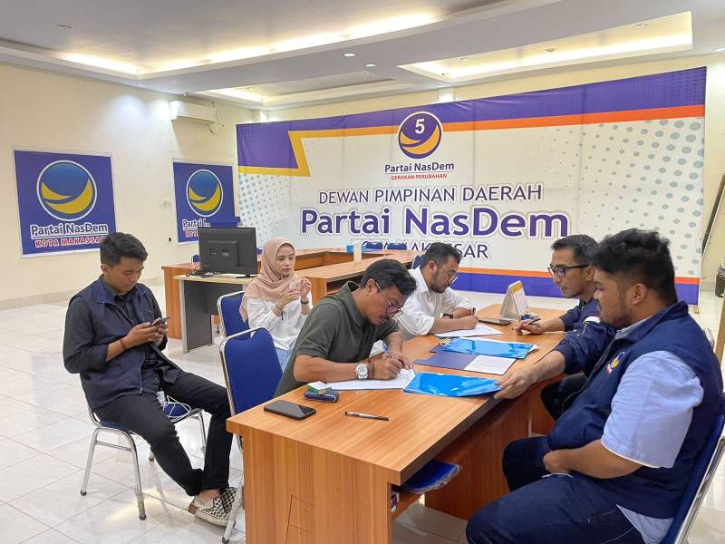 Bacaleg NasDem Makassar Didominasi Anak Muda dan Pengusaha