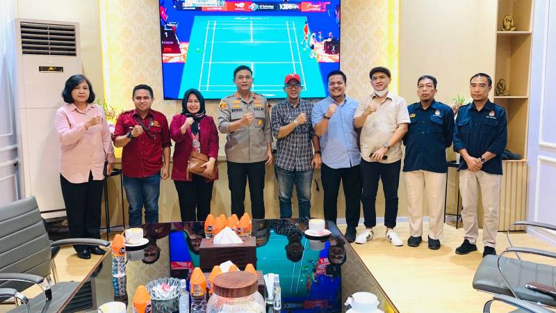 Kunjungi Polrestabes, KPU Makassar Bahas Tahapan Pemilu 2024