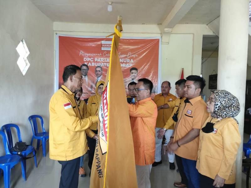 DPC Sidrap Sukses Laksanakan Muscablub, Andi Samsul Bahri Terpilih Ketua Hanura!