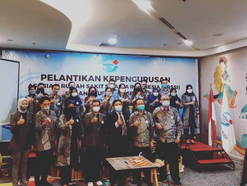 Pengurus Asosiasi Rumah Sakit Swasta Indonesia (ARSSI) Sulsel Dilantik