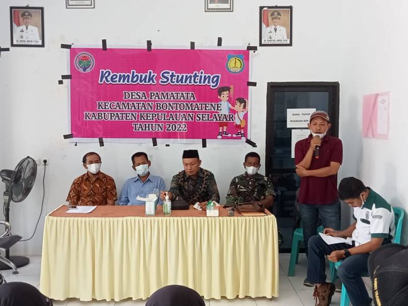 Desa Pamatata Gelar Rembuk Stunting, Ini Tujuannya