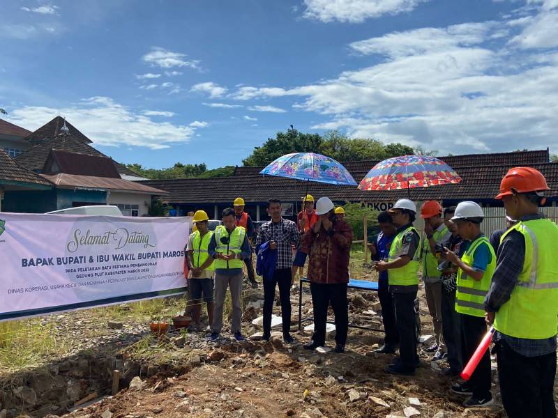 Tingkatkan Produksi UMKM, Pemkab Maros Bangun PLUT