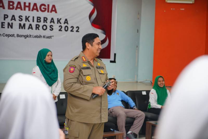 Bupati Maros Beri Pembekalan Calon Paskibraka 2022