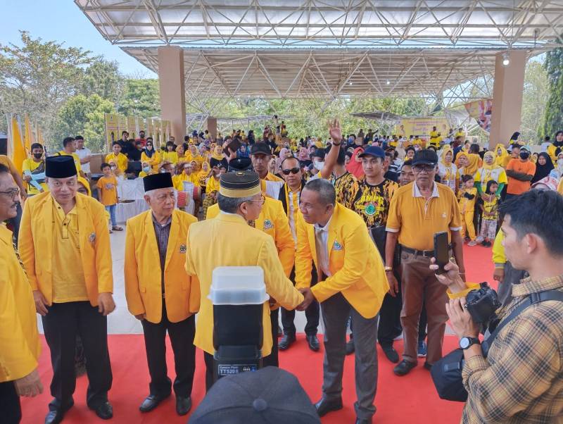 Serius Maju Pilkada Takalar 2024, ADT Resmi Bergabung Partai Golkar Takalar