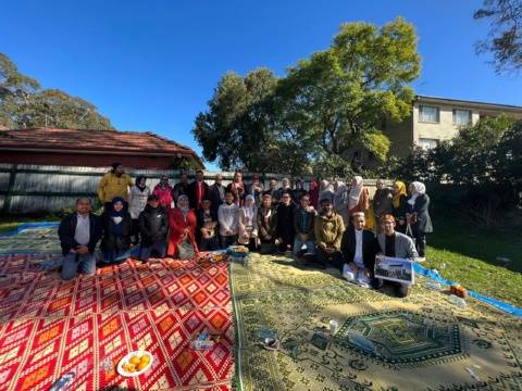 Danny Pomanto Bersama KKSS Shalat Ied di Sydney