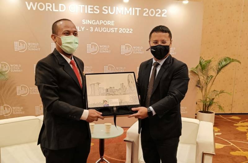 Andi Sudirman Gelar Pertemuan Khusus dengan Menteri Pembangunan Nasional Singapura
