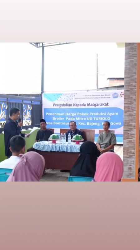 Usai Susun Rencana Kerja, FEB Unismuh Makassar Gelar PKM di Bontosunggu Gowa