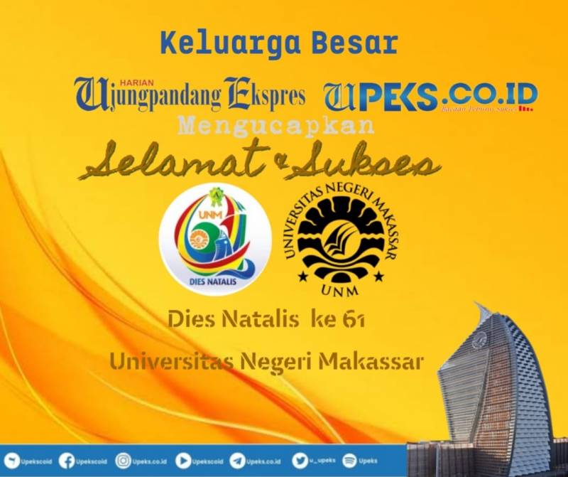 Harlah 61 UNM, Rektor Perkuat Karater Kewirausahaan di Era Post Truth 