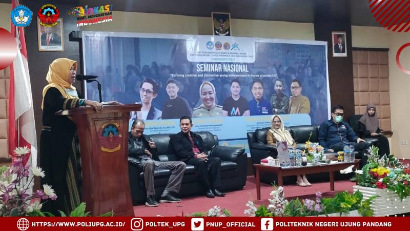 Kolaborasi Pengembangan Karir Dengan UKM Kewirausahaan PNUP Hadirkan Seminar Nasional