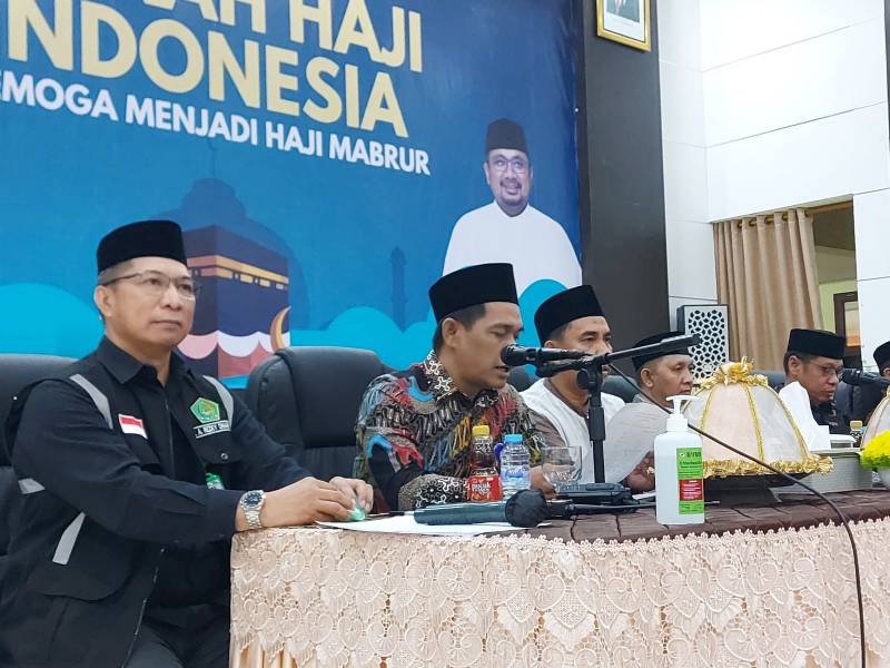 Terima Jemaah Haji Kloter 8, Kabid Urais Harap Jaga Hablum Minannas