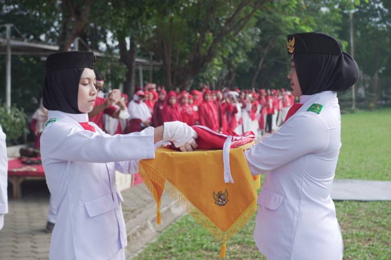 Upacara HUT ke-77 RI di Sekolah Islam Athirah Digelar dari Tiga Wilayah