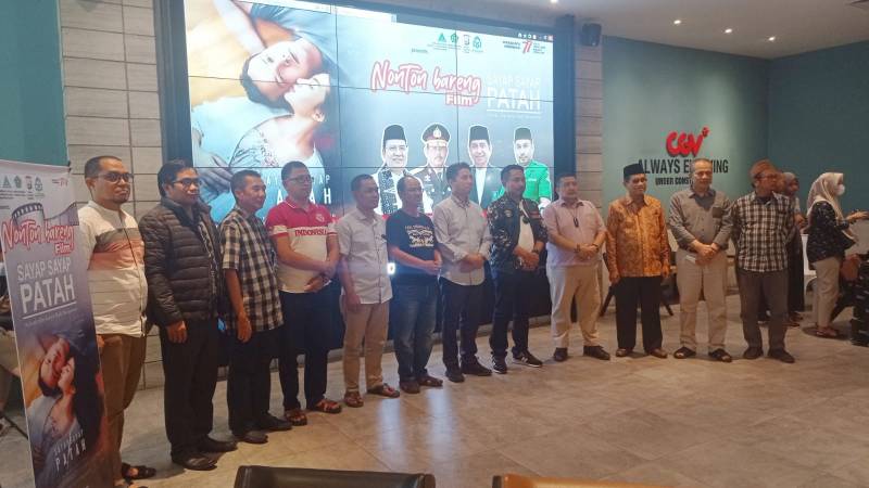 Ansor Sulsel Nobar Sayap-sayap Patah di CGV, Rusdi Idrus : Pesan Moralnya Tentang Tugas dan kemanusiaan.