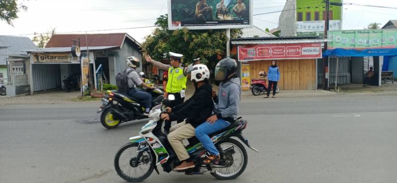 Ratusan Personil  Polres Luwu Diturunkan Comander Wish Tadi Pagi