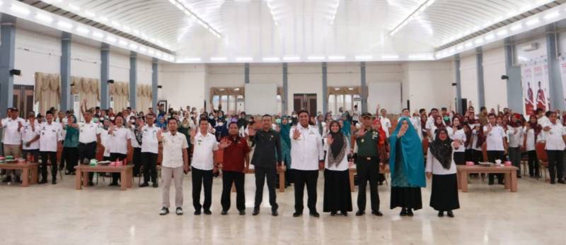 igagas SDM PKH, Bupati Maros Launching Sekolah Sadar Stunting 