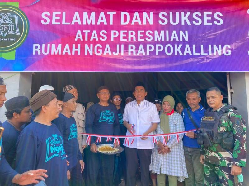 Ketua DPRD Kota Makassar Resmikan Rumah Ngaji Rappokaling