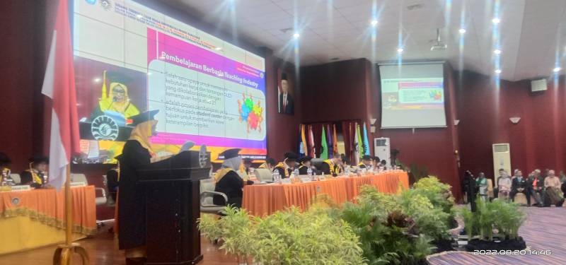 Kukuhkan Dua Profesor, Prof Husain Syam; Seorang Guru Harus Inovatif