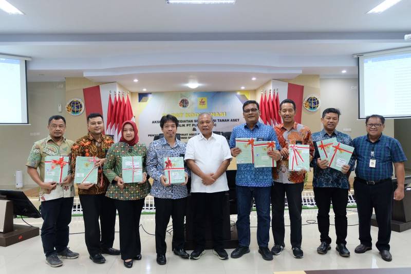 Perkuat Sinergi, PLN Terima 260 Sertifikat dari BPN