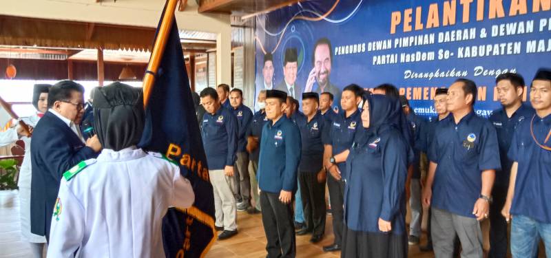Muhammad Alwi Resmi Pimpin Partai NasDem Majene