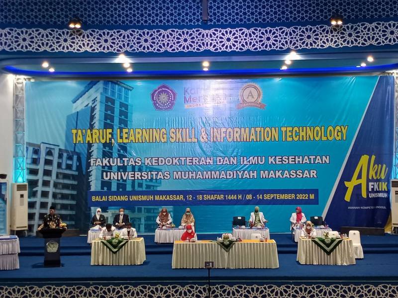 Taaruf Mahasiswa Baru FKIK Unismuh Makassar, Rektor: Jadilah Calon Tenaga Kesehatan yang Islami
