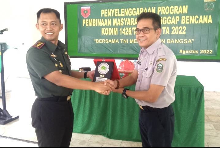 BPBD-Kodim 1426 Gelar Pembinaan Tanggap Bencana di Takalar