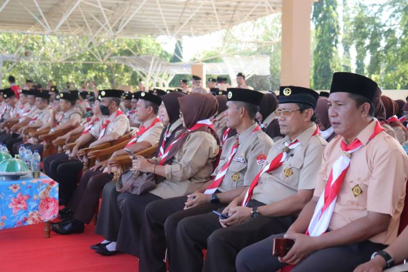 Panji Saka Adhyasta Pemilu Berkibar, Tumpahkan Semangat Pengawasan Partisipatif