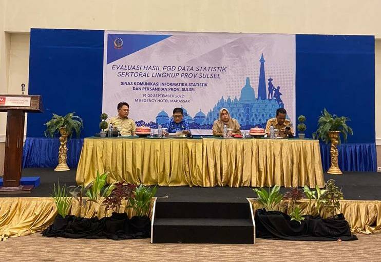 Amson Padolo Buka Evaluasi Hasil FGD Data Statistik Sektoral