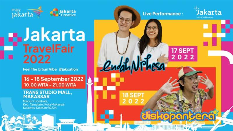Jakarta Travel Fair 2022 Digelar 16-18 September di TSM Makassar