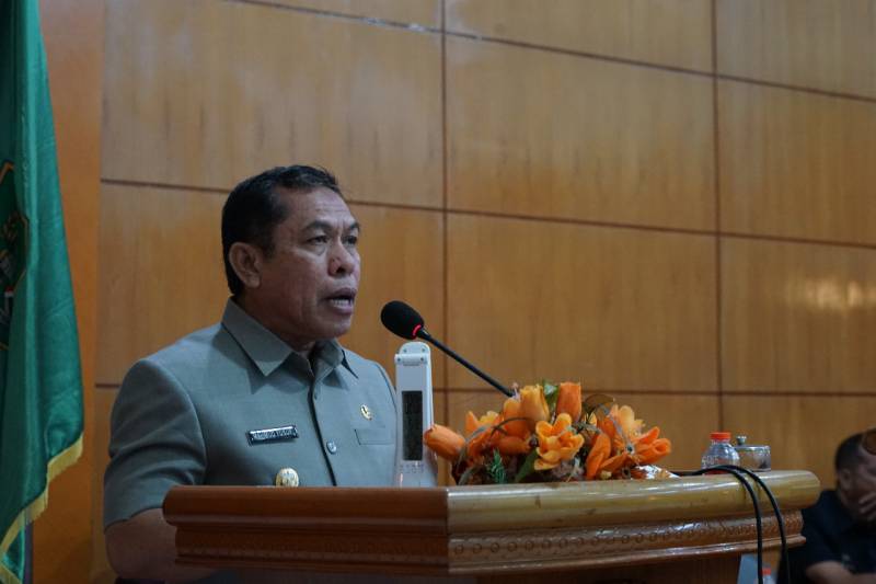 Wabup Sidrap Serahkan Ranperda ke DPRD