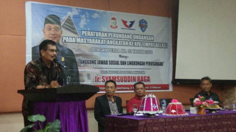Jadi Pemateri di Sosialisasi Perda Anggota DPRD, Ka Humas UNM Dorong Pertumbuhan Ekonomi Masyarakat