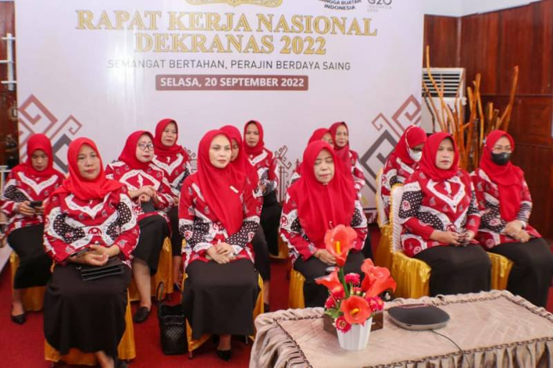 Dekranasda Selayar Ikuti Rakernas Dekranas Secara Virtual