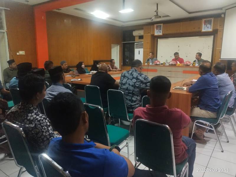 Rapat Persiapan Pencanangan Kampung Siaga Bencana, Ini Pesan Sekda Barru