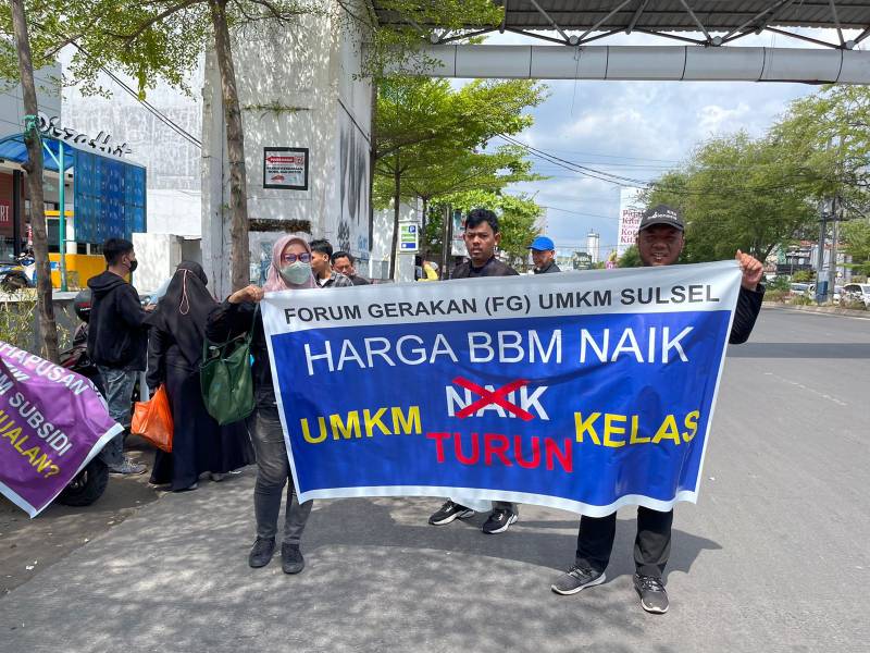 Gelar Aksi Turun Kejalan, ini tuntutan FG-UMKM Sulsel