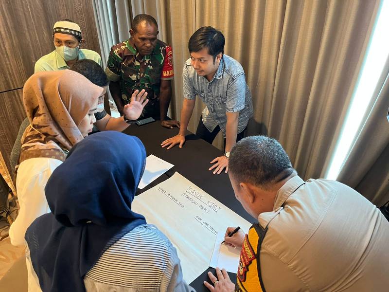 DP3A Kumpulkan Binmas dan Babinsa Bantu Tim Shelter Warga