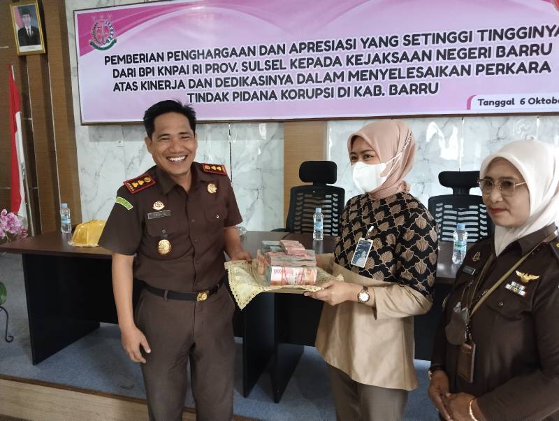 Kasus Korupsi BPNT, Kejari Barru Selamatkan Uang Negara Rp200 Juta