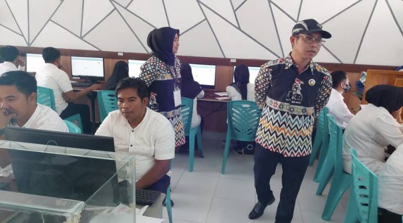 Bawaslu Gelar Tes Tertulis Seleksi Penerimaan Calon Panwaslu Kecamatan se-Kabupaten Bantaeng