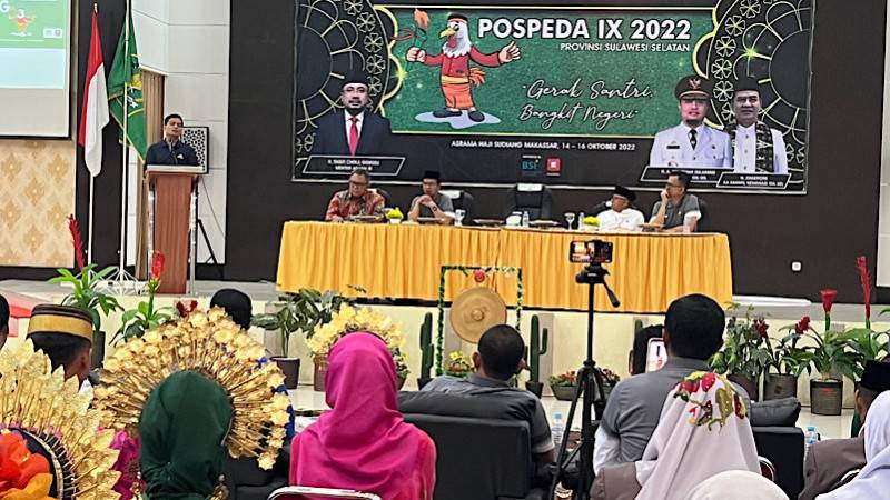 Stafsus Menag RI Buka Pospeda IX, 891 Santri Berebut yang Terbaik