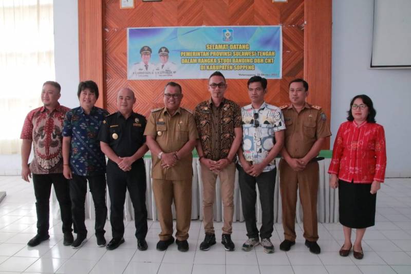 Pemprov Sulteng Berguru Soal DBH CHT di Soppeng