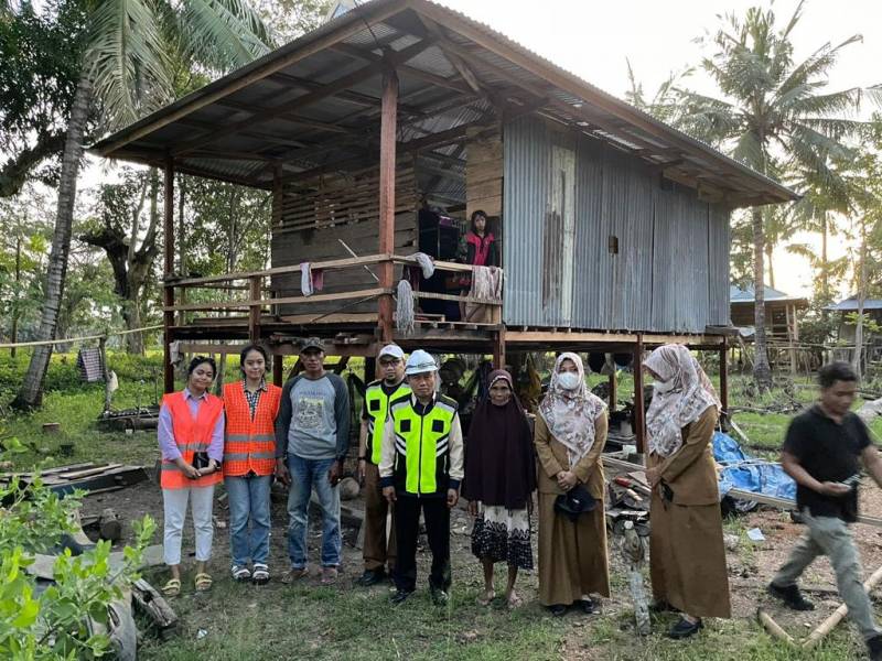 Pemprov Rehab Rumah Korban Bencana di Wajo