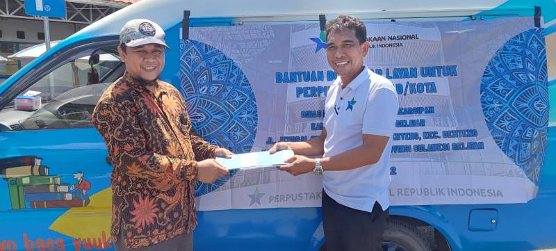 Dinas Perpustakaan Selayar Terima Bantuan Buku Koleksi Umum Dari Perpustakaan Nasional