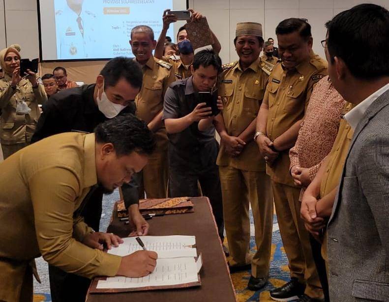 Wabup Enrekang dan Kepala Daerah se-Sulsel Hadiri High Level Meeting TPID