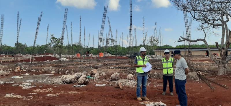 Bupati Selayar Tinjau Pembangunan Rumah Sakit Pratama Pasimarannu